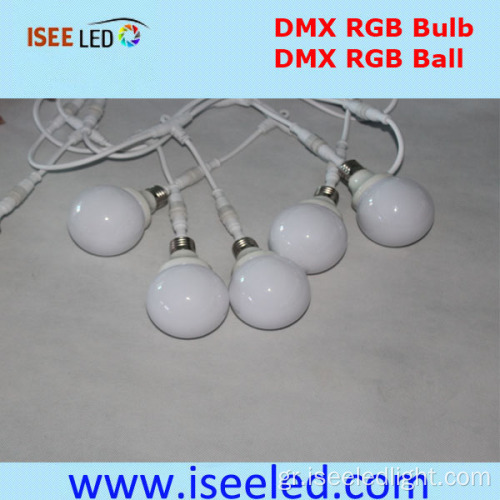 E27 αδιάβροχο LED λαμπτήρα δυναμικός έλεγχος DMX 512